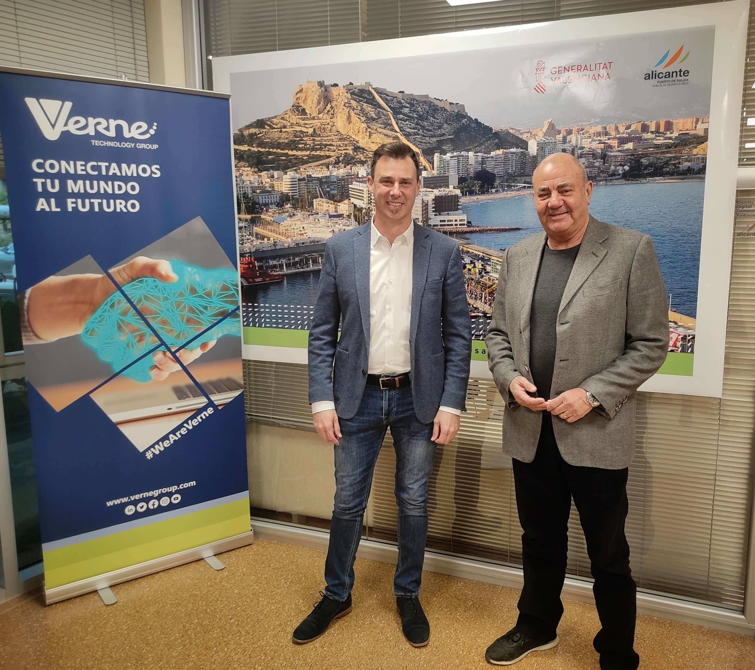 Verne Group partner tecnológico Alicante puerto de salida